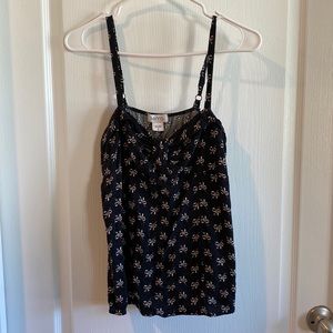 Kirra Bow Print Tank Top Size L